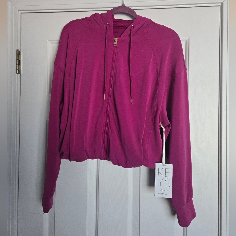Athleta Alicia Keys Hoodie superspft Special Edition sz Small NWT